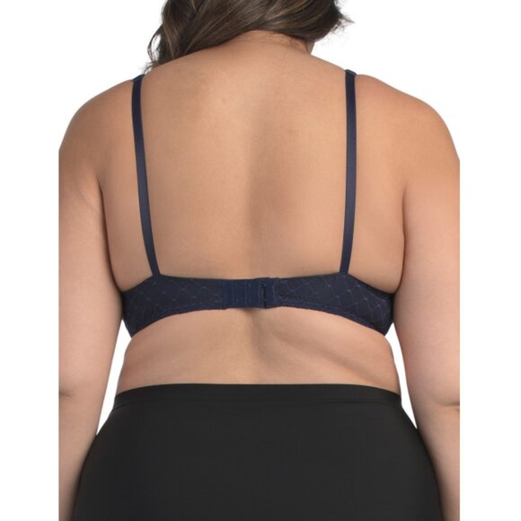 ANTIGEL BY LISE CHARMEL Navy Pleasure Diary Demi Cup Padded Bra - Picture 2 of 2